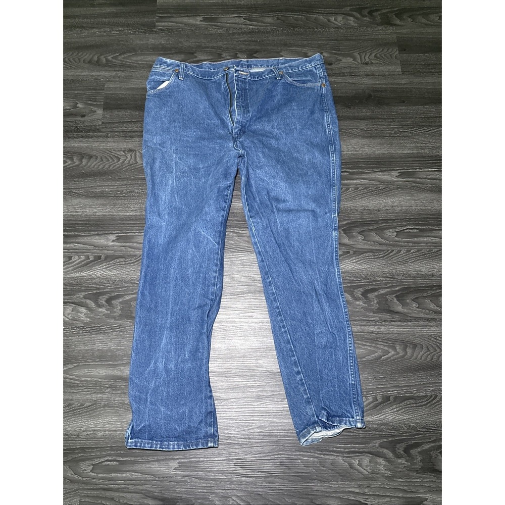 Wrangler Cowboy Cut Jeans Mens Blue Regular Fit Western 42x32 - Picture 4 of 7
